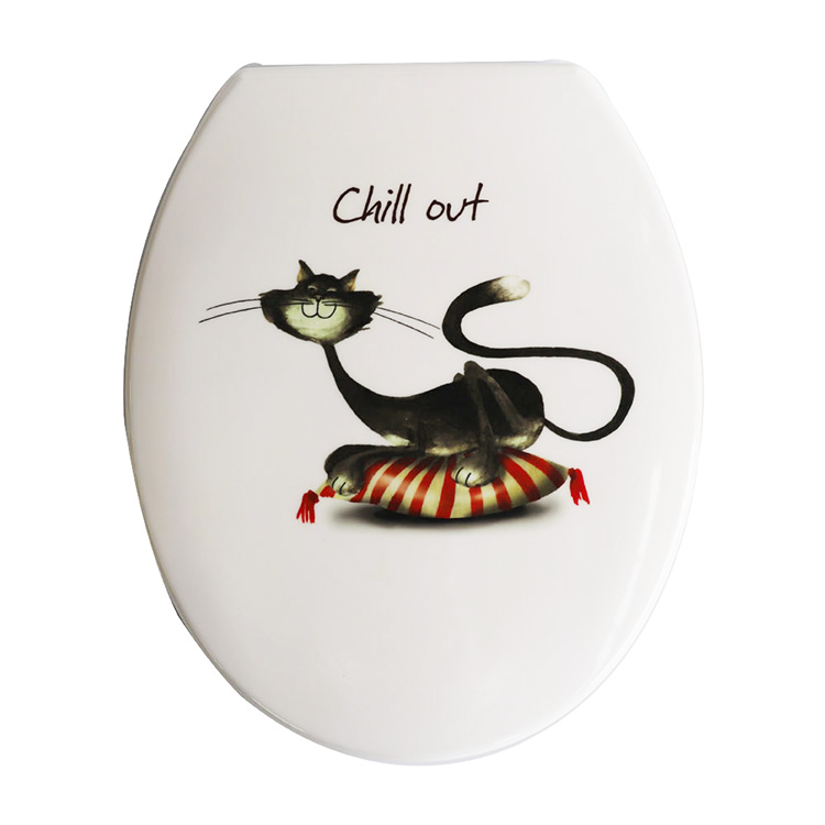 Cartoon Print Toilet Seat 360mm Wide