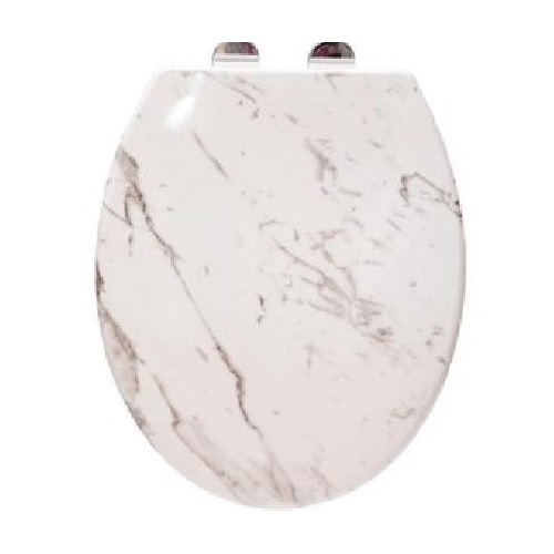 Marble Print Toilet Seat