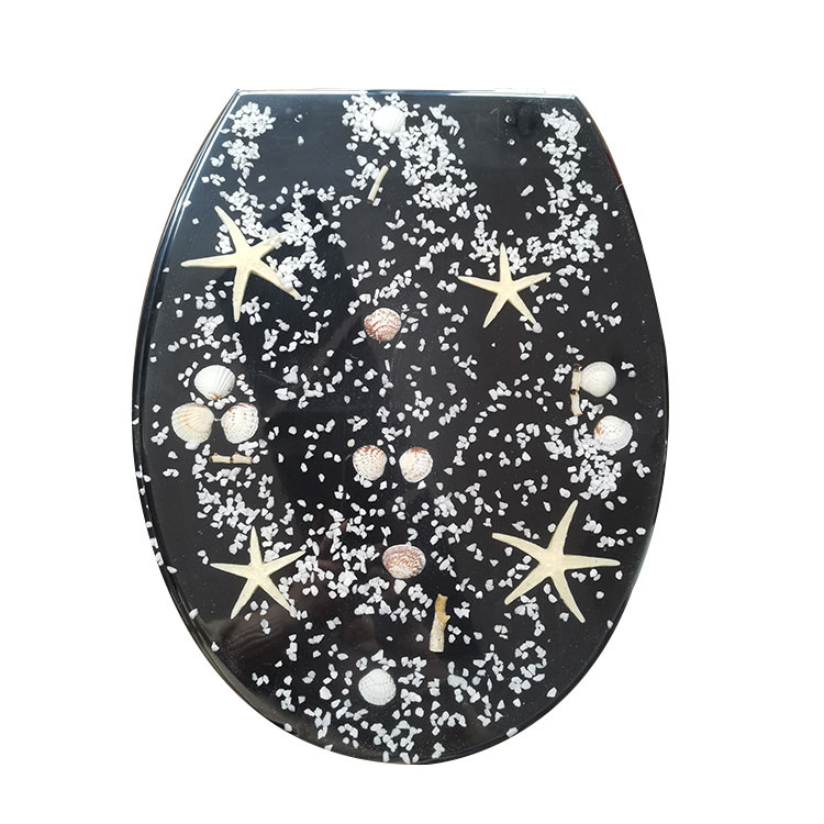 Resin Sea Shell Toilet Seat